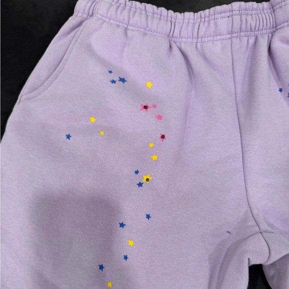 Sp5der Violet Purple Sweatpants authentic - Picture 5 of 14